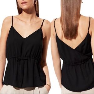 Babaton ‘Aritzia’ Peplum Silky Blouse (S)